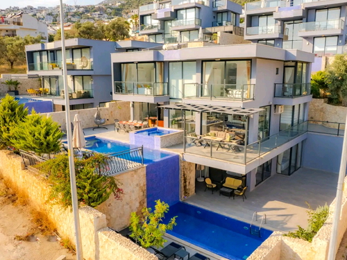  gece  -  Kasım
  | Kalkan Kızıltaş'ta Deniz Manzaralı, Jakuzili Lüks 10 Kişilik Villa